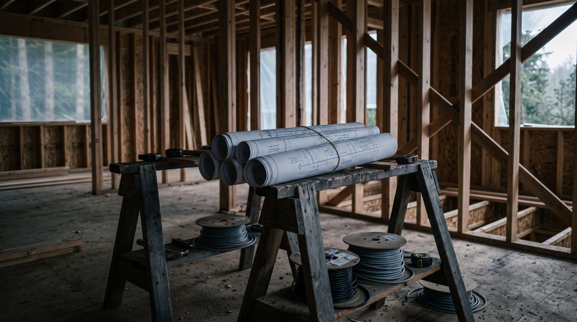 Smart home pre-wire for builders. Technology that goes in before the drywall.