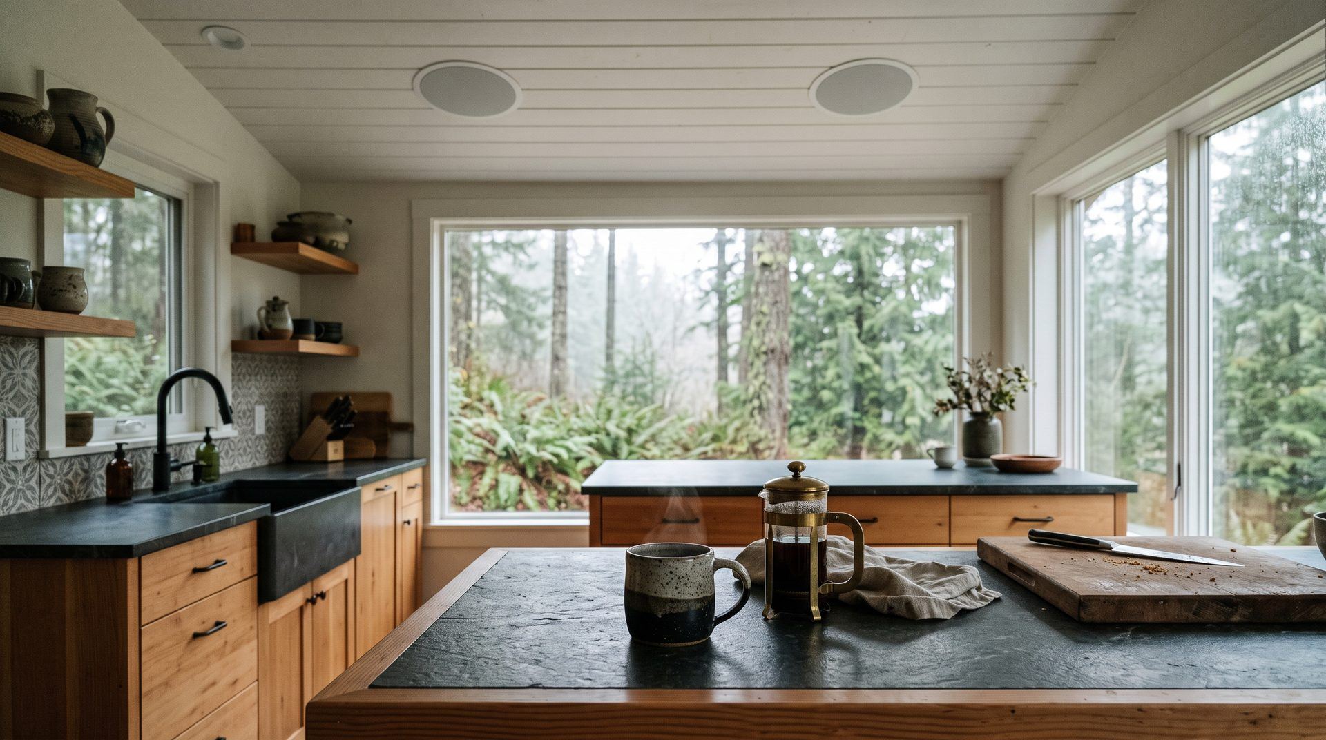 What does whole-home audio look like in a University Place home?