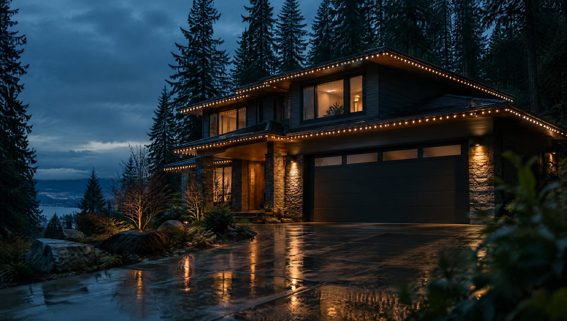 What is JellyFish permanent holiday lighting, and is it worth it in Bonney Lake?