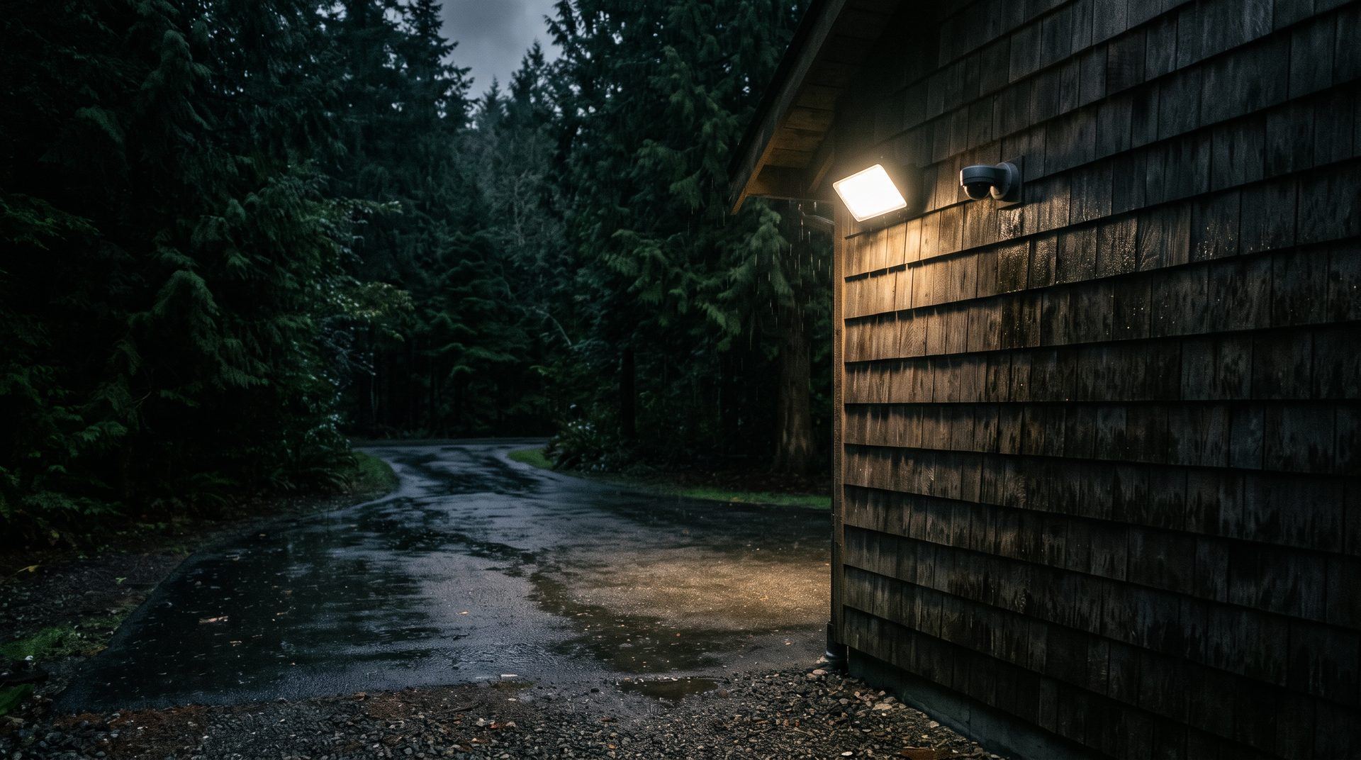 PoE security lighting: lights that respond to Ajax alarms and camera events